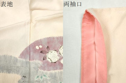 平和屋着物●十日町　名門　滝泰謹製　訪問着　辻が花　正絹　逸品　CABK7248yc