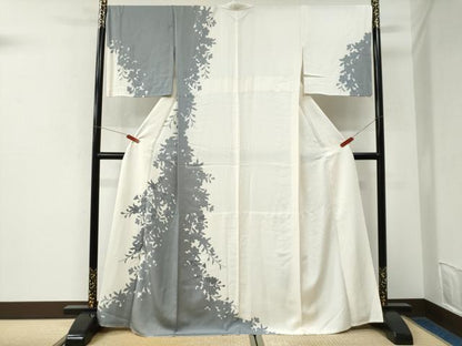 平和屋着物●訪問着　枝桜シルエット　鈴乃屋扱い　正絹　逸品　CABK7250yc