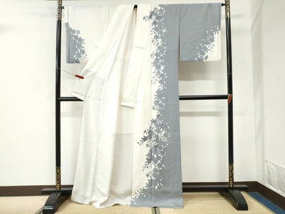 平和屋着物●訪問着　枝桜シルエット　鈴乃屋扱い　正絹　逸品　CABK7250yc