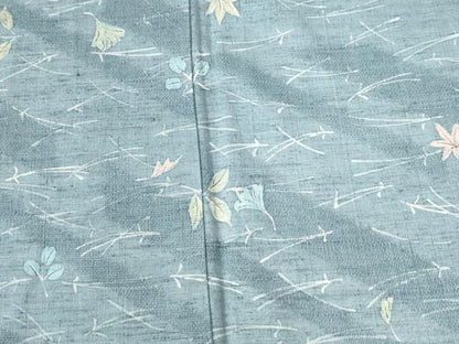 平和屋着物●訪問着　紬地　吹き寄せ文　正絹　逸品　CABK7251yc