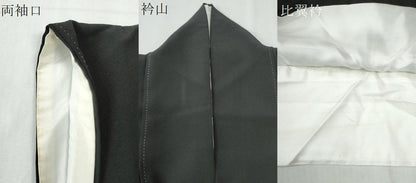 平和屋着物●豪華黒留袖　友禅　作家物　浜松枝梅文　正絹　逸品　CABK7256yc