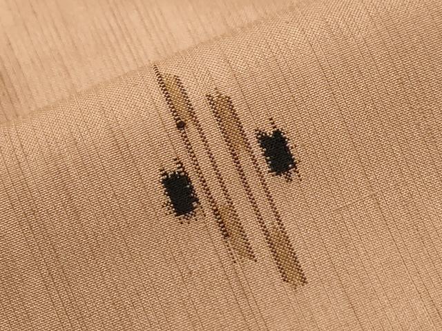 平和屋着物●上質な紬　絣文様　正絹　逸品　CABK7259yc