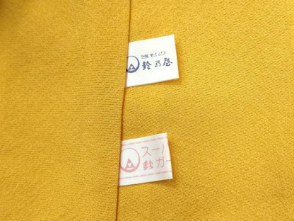 平和屋着物●豪華振袖　作家物　駒刺繍　流水鴛鴦枝桜文　暈し染め　金彩　鈴乃屋扱い　正絹　逸品　CABK7269yc