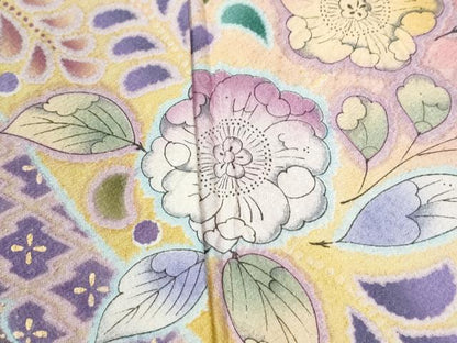 平和屋着物●豪華振袖　辻が花　暈し染め　金彩　正絹　逸品　CABK7270yc