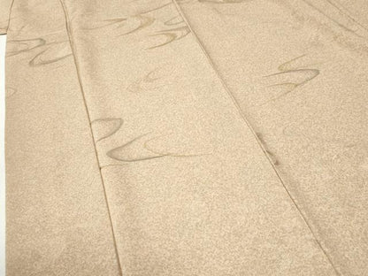 平和屋着物●上質な小紋　地紋起こし　霞文　正絹　逸品　CABK7291yc