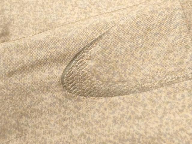 平和屋着物●上質な小紋　地紋起こし　霞文　正絹　逸品　CABK7291yc