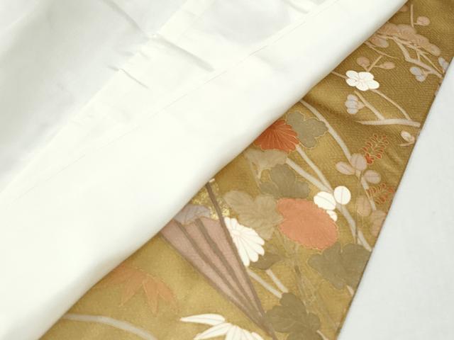 平和屋着物●豪華色留袖　駒刺繍　芝草扇面松竹梅花文　暈し染め　金彩　正絹　逸品　CABK7294yc