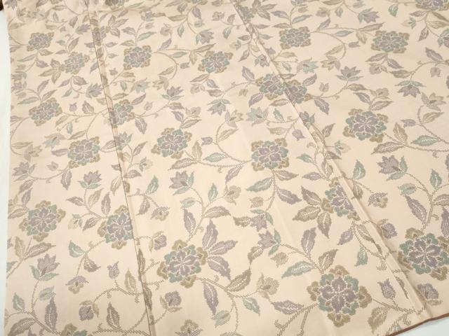 平和屋着物●本場大島紬　9マルキ　更紗花文　正絹　逸品　CABK7296yc