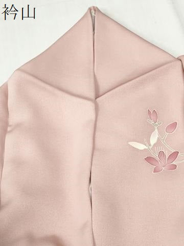 平和屋着物●訪問着　扇面花蝶文　暈し染め　金彩　正絹　逸品　CABK7298yc