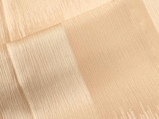 平和屋着物●長襦袢　無双仕立て　市松地紋　正絹　逸品　CABK7305yc