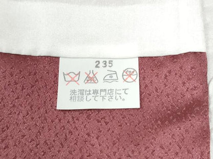 平和屋着物●訪問着　雲取り鬘帯御所車花文　暈し染め　金彩　正絹　逸品　CABK7311yc