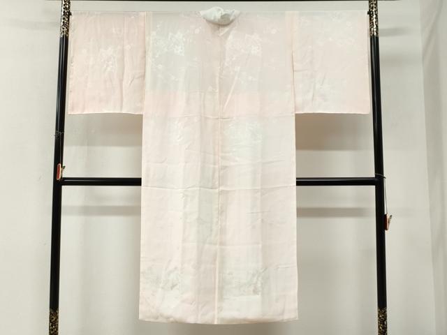 平和屋着物●長襦袢　無双仕立て　選m,苑枝梅地紋　暈し染め　正絹　逸品　未使用　CABK7312yc