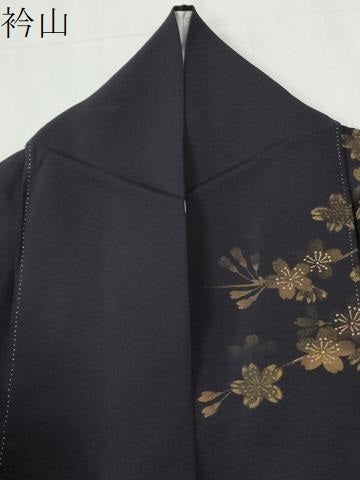 平和屋着物●訪問着　枝桜文　金彩　ロング丈　正絹　逸品　CABK7323yc