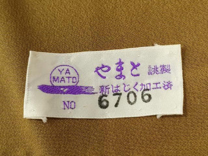 平和屋着物●訪問着　舞桜文　金彩　やまと誂製　正絹　逸品　CABK7324yc