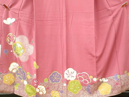 平和屋着物●豪華振袖　梅　金銀彩　正絹　逸品　CABK7336yc