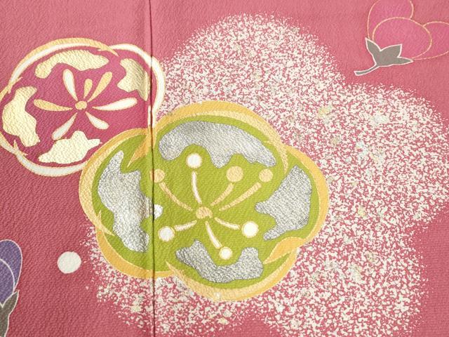 平和屋着物●豪華振袖　梅　金銀彩　正絹　逸品　CABK7336yc
