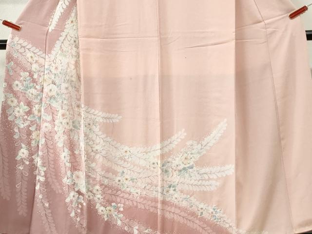 平和屋着物●訪問着　辻が花　絞り　暈し染め　正絹　逸品　CABK7338yc