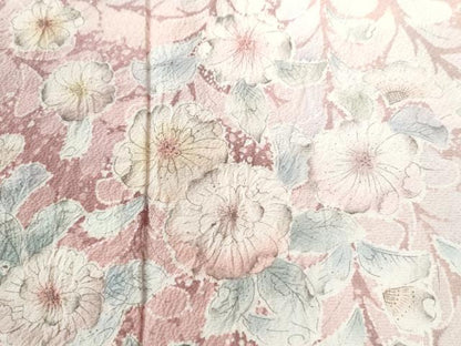 平和屋着物●訪問着　辻が花　絞り　暈し染め　正絹　逸品　CABK7338yc