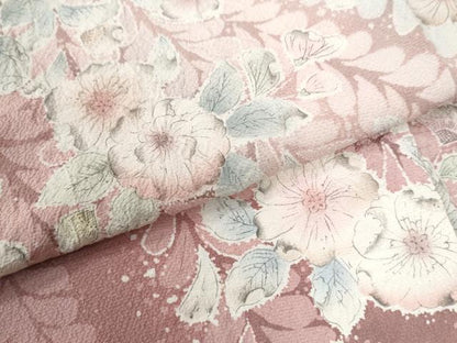 平和屋着物●訪問着　辻が花　絞り　暈し染め　正絹　逸品　CABK7338yc