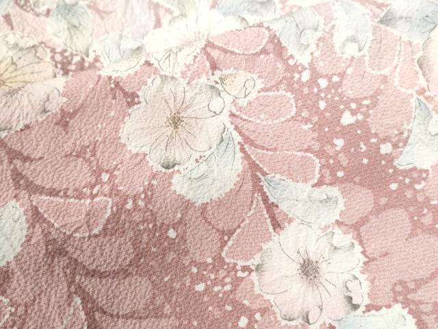 平和屋着物●訪問着　辻が花　絞り　暈し染め　正絹　逸品　CABK7338yc