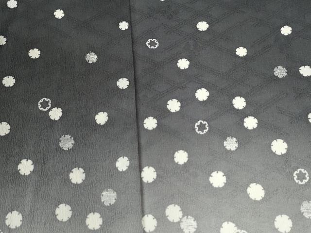 平和屋着物●十代目 歌舞伎役者　坂東三津五郎　訪問着　雪輪文　暈し染め　正絹　逸品　CABK7352yc