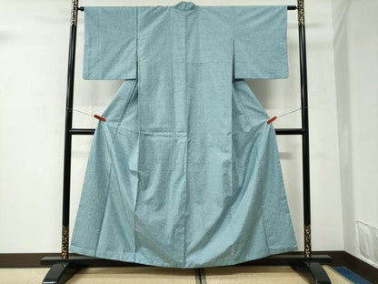 平和屋着物●白山紬　霞文　正絹　逸品　CABK7368yc