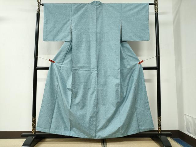 平和屋着物●白山紬　霞文　正絹　逸品　CABK7368yc