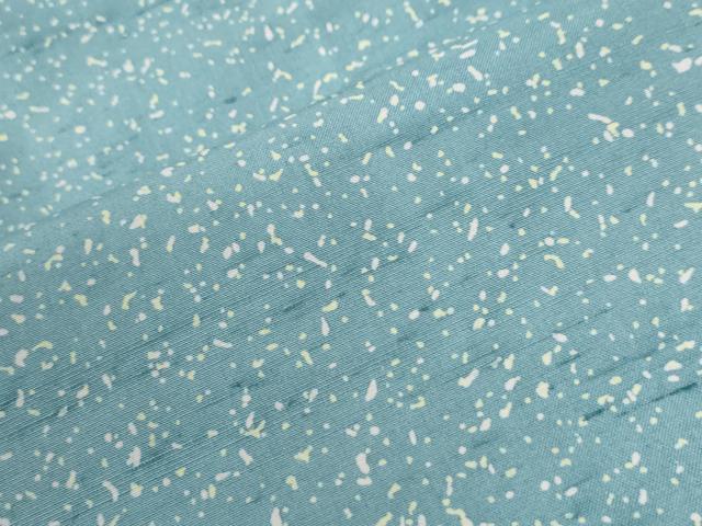 平和屋着物●白山紬　霞文　正絹　逸品　CABK7368yc