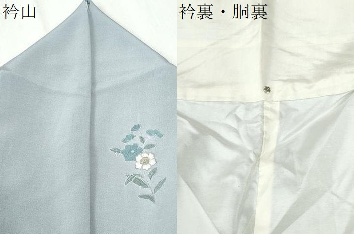 平和屋着物●中国三大刺繍　スワトウ刺繍　訪問着　総刺繍　泰斗刺繍　雪輪吉祥花文　金糸　正絹　逸品　CABK7369yc