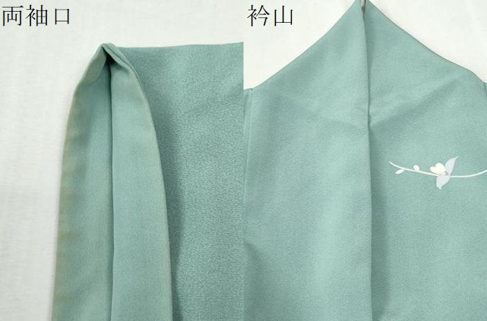 平和屋着物●訪問着　友禅　草花文　蛍暈し　正絹　逸品　CABK7379yc