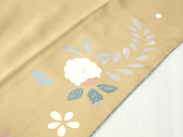 平和屋着物●訪問着　作家物　辻が花　駒刺繍　金彩　ロング丈　正絹　逸品　CABK7380yc
