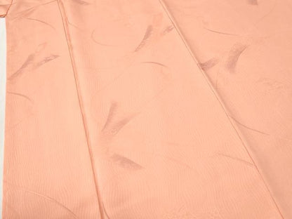 平和屋着物●上質な小紋　地紋起こし　熨斗吉祥花文　正絹　逸品　未使用　CABK7397yc