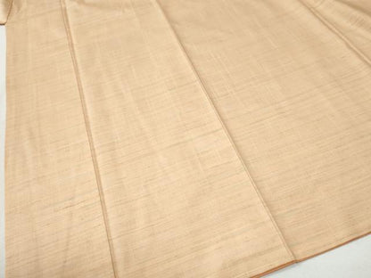 平和屋着物●紅花紬　米沢　霞文　正絹　逸品　CABK7399yc