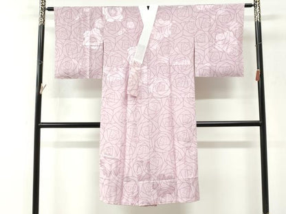 平和屋着物●長襦袢　無双仕立て　薔薇尽くし　正絹　逸品　未使用　CABK7401yc