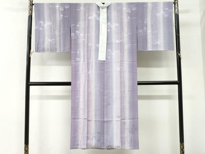 平和屋着物●長襦袢　袷　霞草花地紋　暈し染め　正絹　逸品　未使用　CABK7403yc