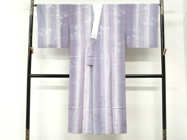 平和屋着物●長襦袢　袷　霞草花地紋　暈し染め　正絹　逸品　未使用　CABK7403yc