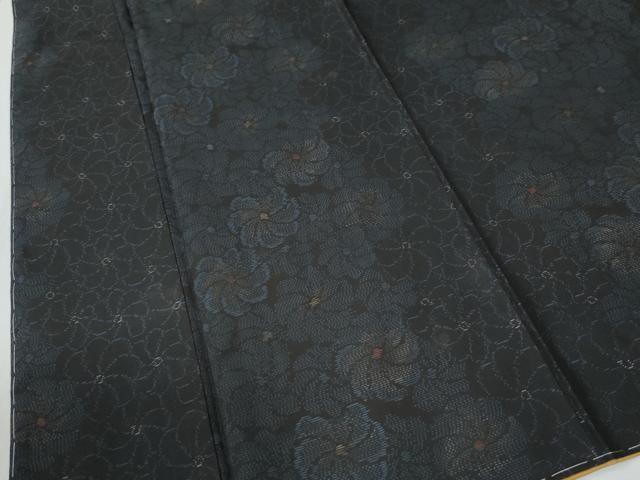 平和屋着物●本場大島紬　ねじ花文　正絹　逸品　未使用　CABK7443yc