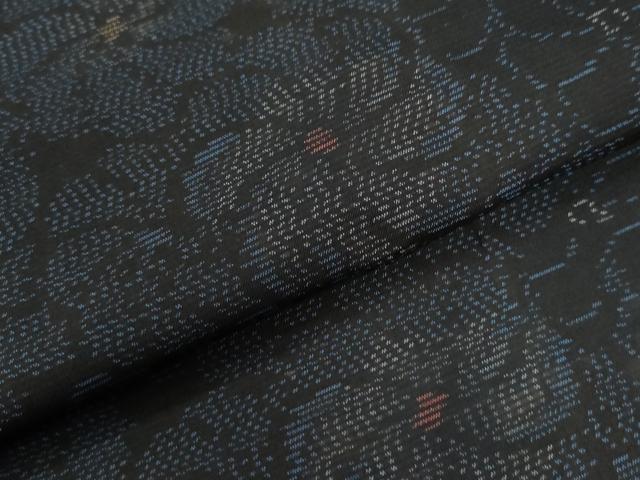 平和屋着物●本場大島紬　ねじ花文　正絹　逸品　未使用　CABK7443yc
