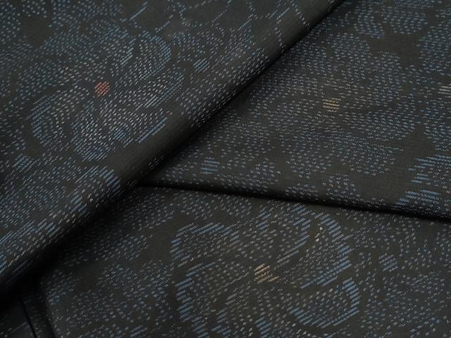 平和屋着物●本場大島紬　ねじ花文　正絹　逸品　未使用　CABK7443yc