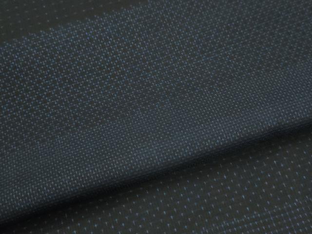 平和屋着物●本場大島紬　9マルキ　横段文　ロング丈　正絹　逸品　CABK7444yc