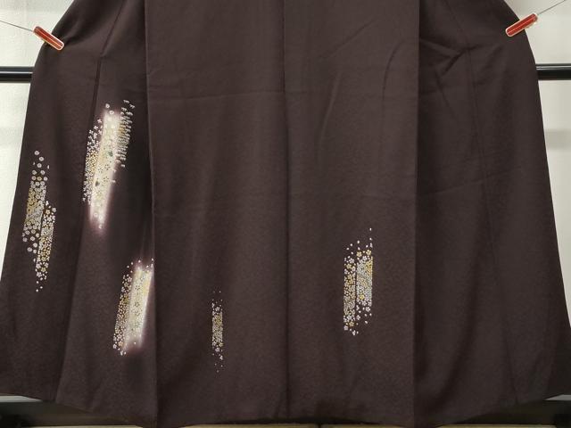 平和屋着物●訪問着　螺鈿　舞花文　暈し染め　金彩　正絹　逸品　CABK7458yc