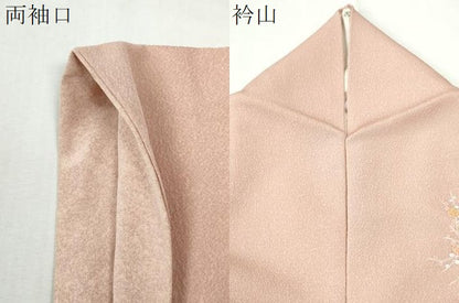 平和屋着物●訪問着　浜松風景文　暈し染め　金彩　正絹　逸品　CABK7465yc