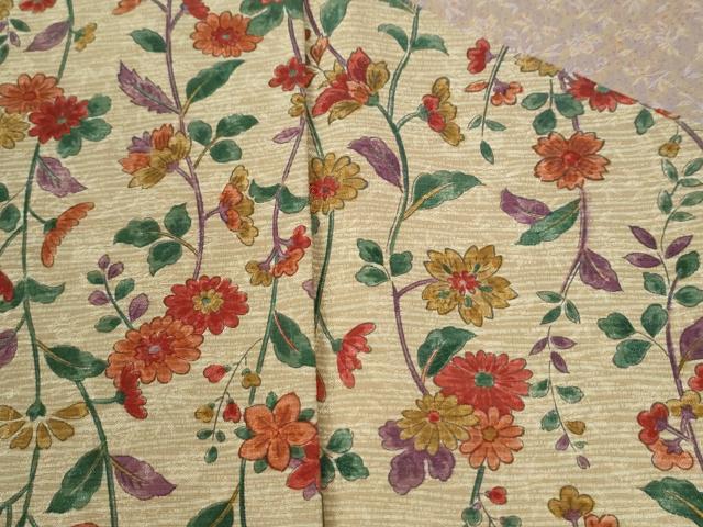 平和屋着物●訪問着　枝花文　正絹　逸品　CABK7474yc