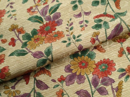 平和屋着物●訪問着　枝花文　正絹　逸品　CABK7474yc