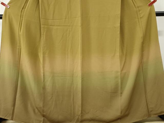 平和屋着物●訪問着　霞文　暈し染め　正絹　逸品　CABK7497yc