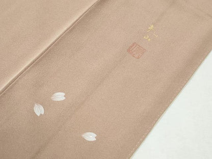 平和屋着物●豪華色留袖　作家物　十二単　檜扇花文　暈し染め　金彩　正絹　逸品　CABK7503yc