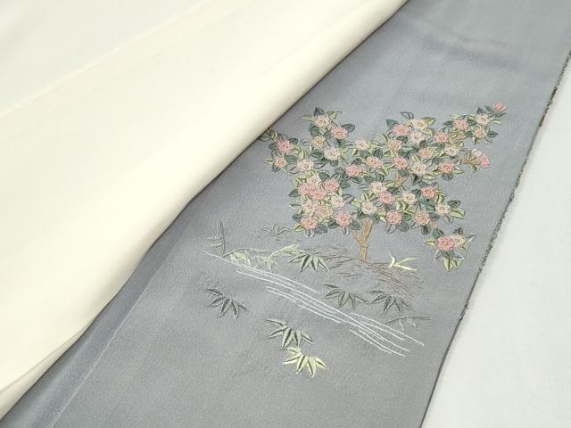 平和屋着物●豪華色留袖　駒刺繍　霞京風景文　暈し染め　正絹　逸品　CABK7504yc