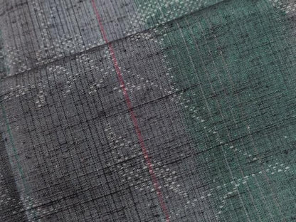 平和屋着物●上質な紬　花唐草文　まるやま扱い　ロング丈　正絹　逸品　未使用　CABK7510yc