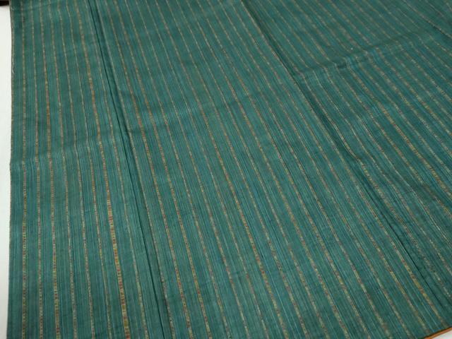 平和屋着物●上質な紬　縞　やまと誂製　正絹　逸品　CABK7515yc