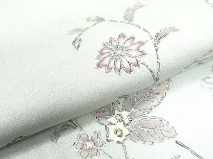 平和屋着物●訪問着　枝花文　正絹　逸品　CABK7516yc